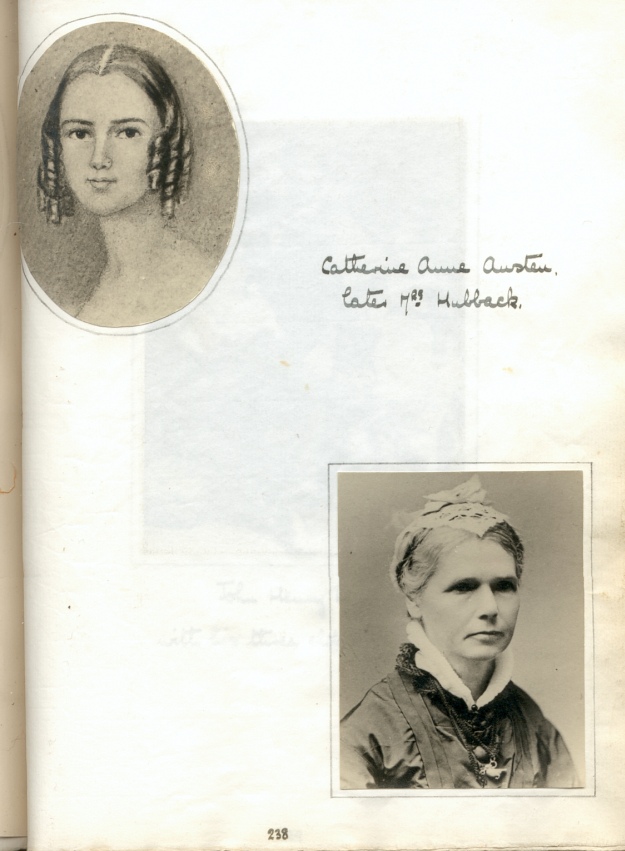 Portraits of Catherine Anne Austen, later Hubback