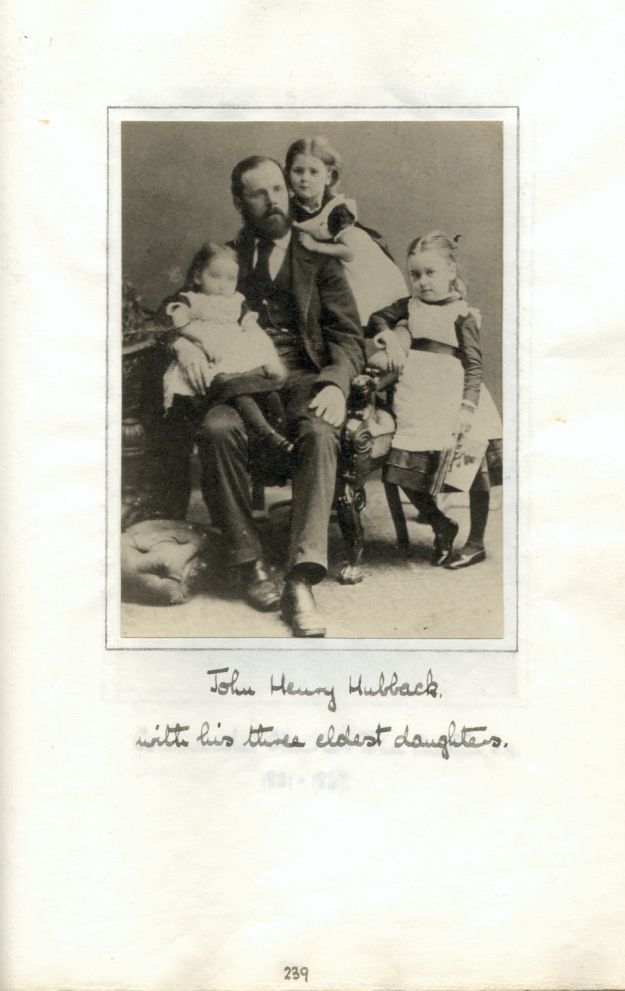 Portrait of John Henry Hubback and children