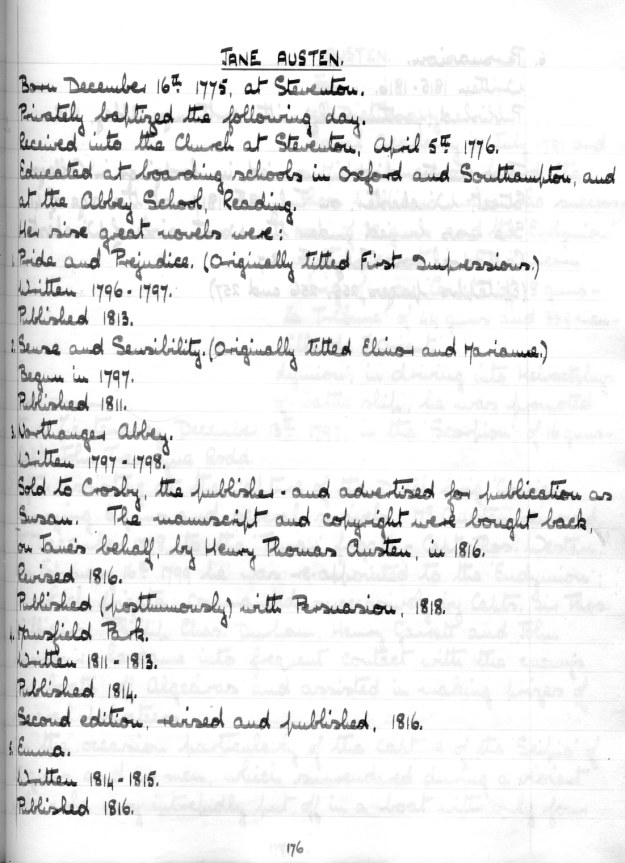 Jane Austen page 1